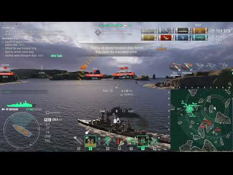 Solo Operation Narai 668k Damage Record - World of Warships