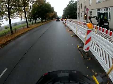 Baustelle Radweg Ende