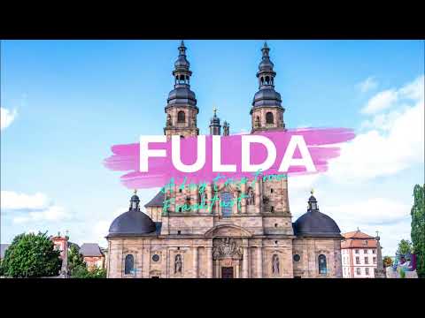FULDA || A day trip from Frankfurt || 4K || 2023