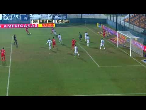 Imperiale la sacó en la línea. Quilmes 0 - Independiente 2. Fecha 16. Primera División 2016.