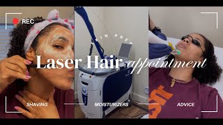 Laser Hair Removal Journey | How to Shave and Prep Skin | Skincare Routine