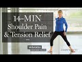 14 Min Essentrics Shoulder Pain Tension Relief Workout With Miranda Esmonde White