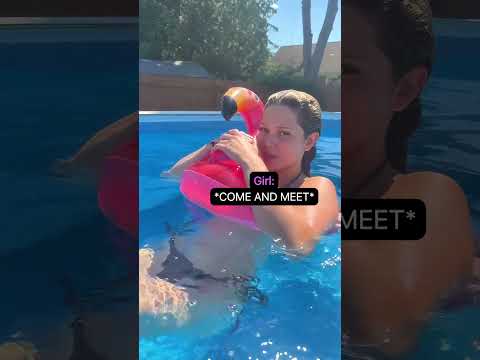 Why Is Dad Getting Out The Pool? 😭 #family