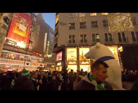 First Vienna FC Football Victory Parade, Stephenplatz Vienna #vienna 