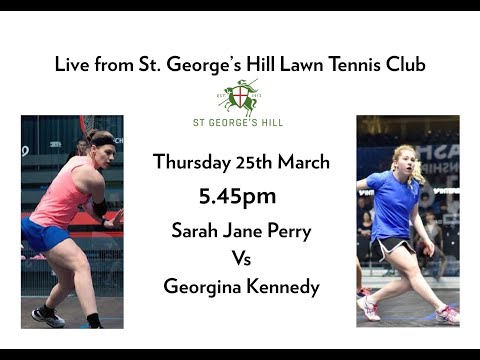 Pro Squash Challenge Series at St. George's Hill Lawn Tennis Club - Sarah Jane Perry V Gina Kennedy