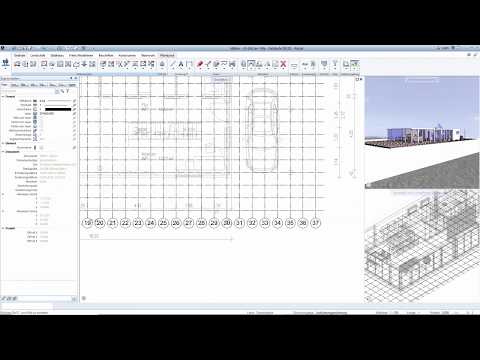 Tutorial Entwurf in Allplan  Teil 13 - Masslinien und Achsen aufbereiten
