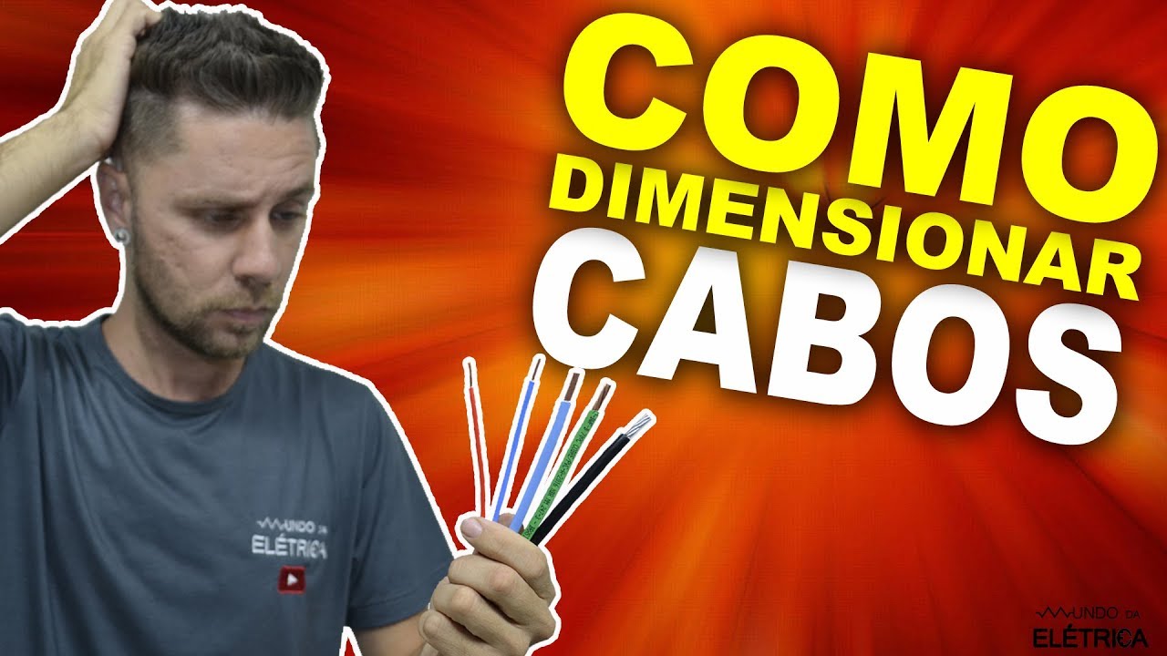 Como DIMENSIONAR CABOS em 5 PASSOS! ✔️