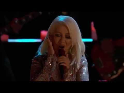 Christina Aguilera (Coaches Perfomance) - The Thrill Is Gone