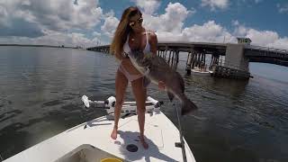 Black Drum Fishing with Fin &amp; Fly Charters in Florida !