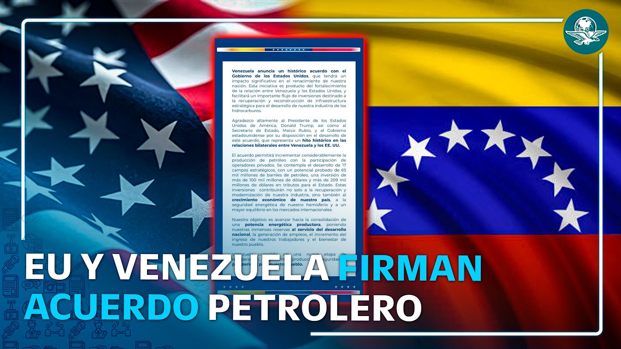 ¿En qué consiste el acuerdo petrolero entre Venezuela y Estados Unidos?