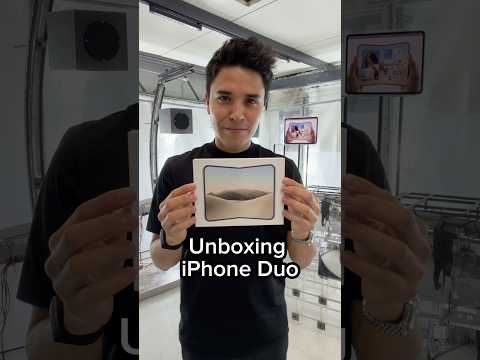 🚀😭 Abramos juntos el nuevo iPhone Duo!! #Tecnologia #iPhoneDuo #Unboxing #Plegable #NuevoiPhone
