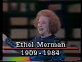 Ethel Merman--1984 TV Obits, Jule Styne, Gene Shalit