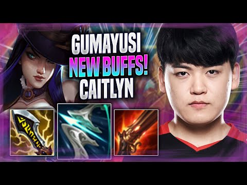 GUMAYUSI TRIES CAITLYN WITH NEW BUFFS! - T1 Gumayusi Plays Caitlyn ADC vs Ezreal! | Season 2022
