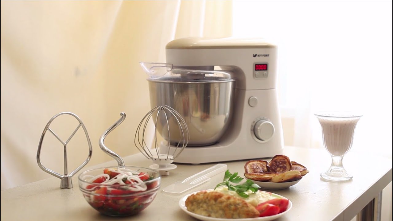 Планетарный миксер Kitfort KT-1308-3, чёрный