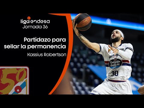 Kassius Robertson, decisivo desde los 6'75