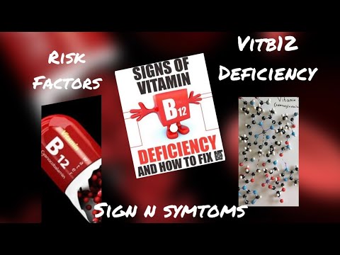 Vitamin B₁₂, deficiency/ riskfactors/sign nsymtoms/treatment #deficiency #anemia #nervoussystem