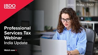 Professional Services Tax Webinar – India Update 2025