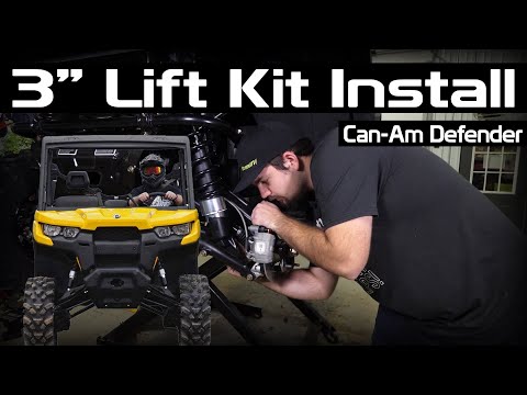 Can-Am Defender | 3 Inch Lift Kit Install | How To | SuperATV