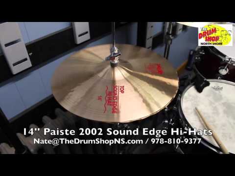 Paiste 2002 Sound Edge Hi-Hats 14'' - The Drum Shop North Shore
