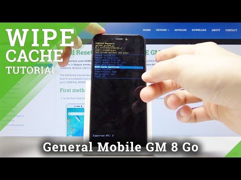 How to Wipe Cache in GENERAL MOBILE GM 8 Go - Delete Cache Files
