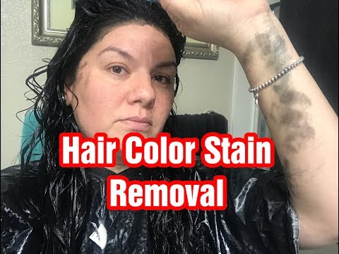 image-What removes hair stain?