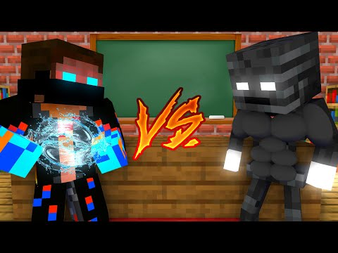 Monster School : FAKE HEROBRINE VS WITHER CHALLENGE - Minecraft Animation