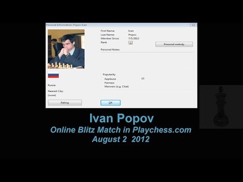 Ivan Popov Chess Blitz