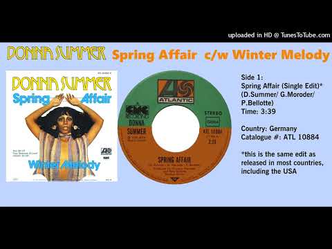 Donna Summer - Spring Affair (Single Edit)