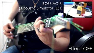 Video thumbnail for Boss AC-3 Acoustic Simulator Test by Andrew Step