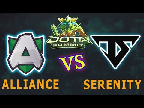 Alliance vs Serenity- Game 1 Highlights ( Dota summit 10)