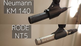 Video thumbnail for Neumann KM 140 vs Rode NT 5 by 白金ピアノスタジオ