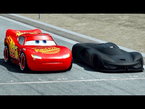 SRT Tomahawk X VGT vs Lightning McQueen - Drag Race 10 KM