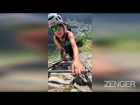 Alping Hand: Couple Show Off Longest Via Ferrata Climb In Switzerland