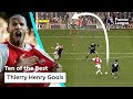 10 AMAZING Arsenal Goals Scored By Thierry Henry Premier League