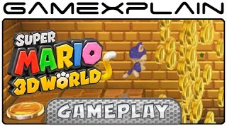 Super Mario 3D World - 2-1 Super Mario Bros. 2 Musical Reference - Conkdor Canyon Gameplay (Wii U)