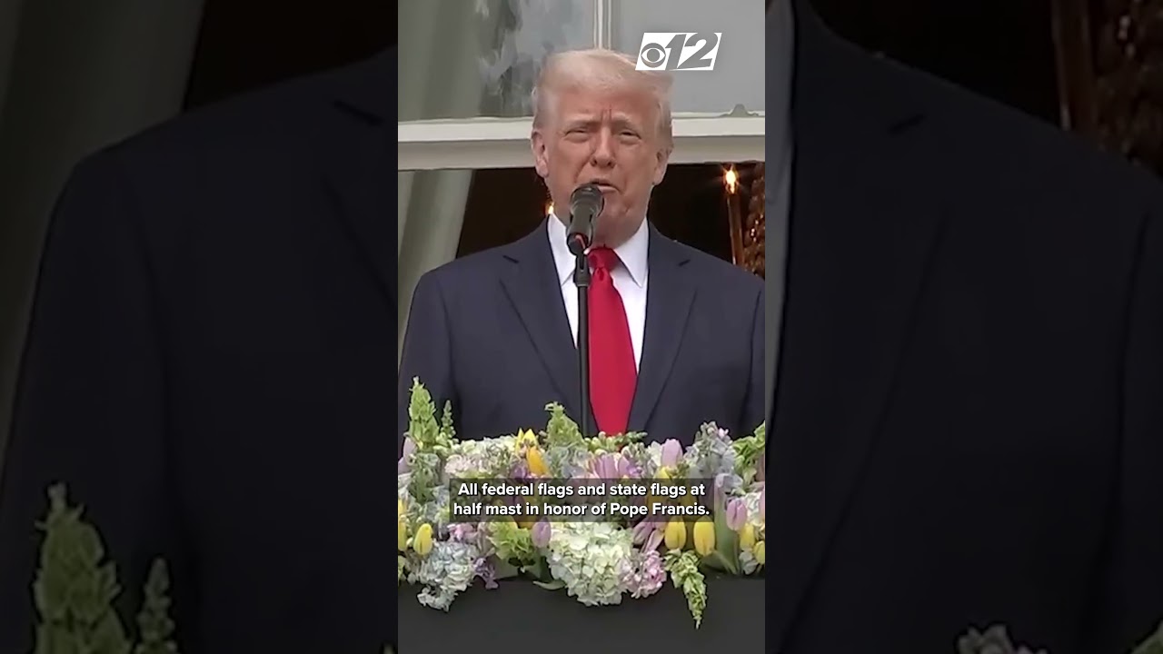 Trump orders flags fly half-staff to honor Pope Francis