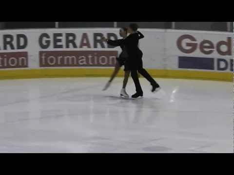 Estelle ELIZABETH et Romain LE GAC - SD - Championnat de France Juniors - Epinal 2013