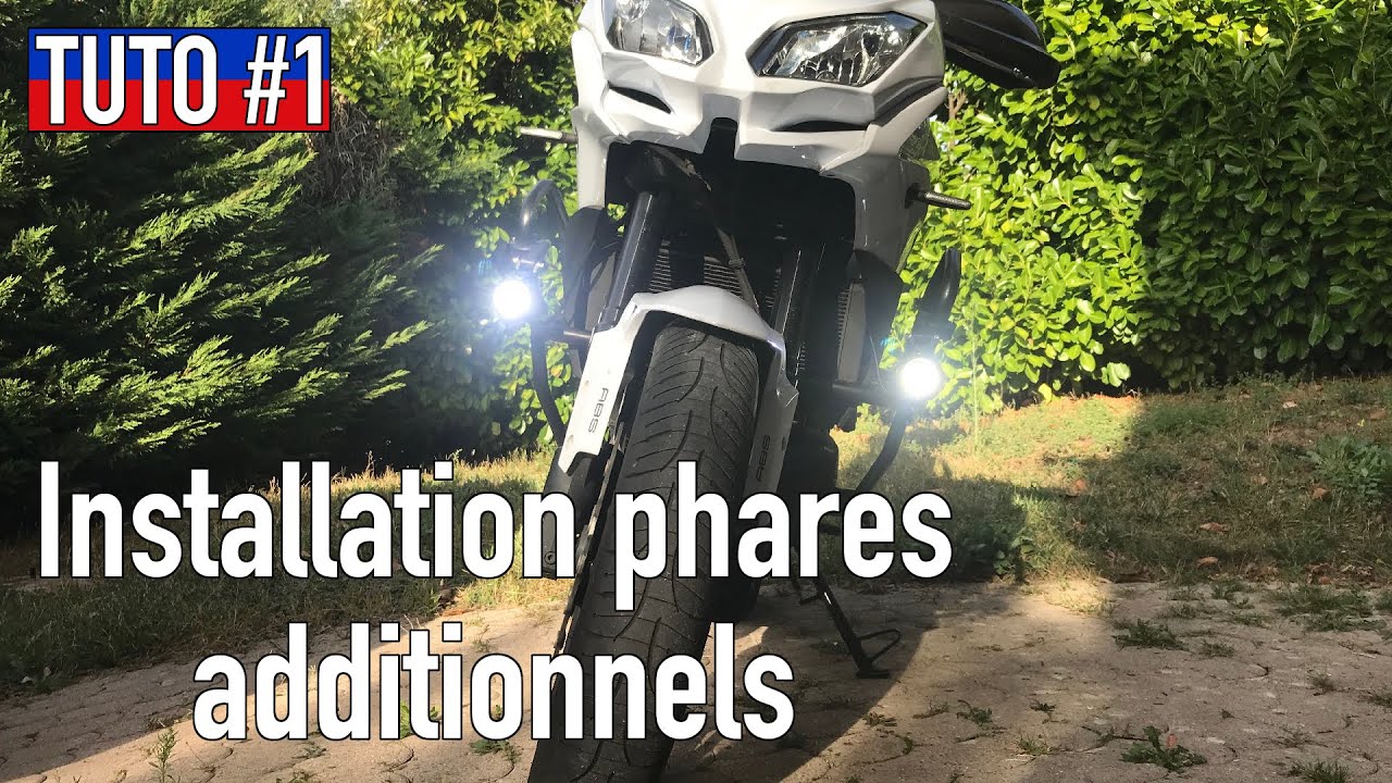 Installer des phares additionnels à LED | Versys 650