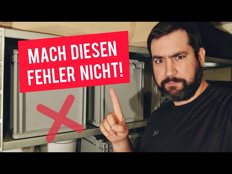 Beginner's Mistake No. 1! Storage - Equipment - Food