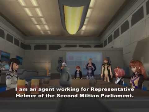 Xenosaga Episode I HD Cutscene 100 - Lapis Roman's Briefing - JAPANESE