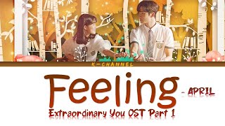 Download lagu APRIL - Feeling | Extraordinary You OST Part 1 | Han/Rom/가사/Eng mp3