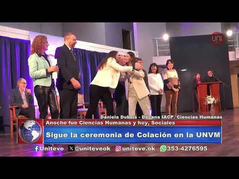 XL Ceremonia de Colación de la UNVM: 107 graduados de carreras de educación, arte y salud