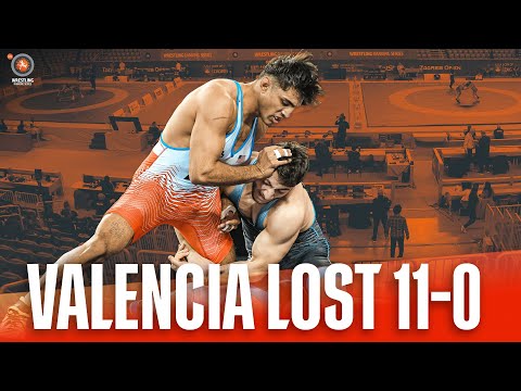 Vladimeri GAMKRELIDZE (GEO) just tech'd world champ Zahid VALENCIA (USA)