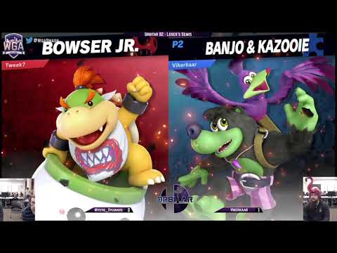 Mystic_Sylvanos (Bowser Jr, Incineroar) vs. Vikerkaar (Banjo) - Orbitar 82 - Losers Semis