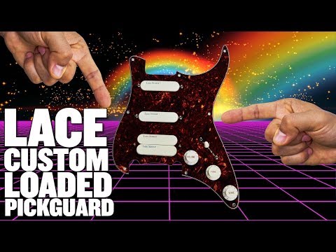 LACE Sensor Ultimate Triple Loaded Pickguard - W-Pickguard / B-Pickups image 4