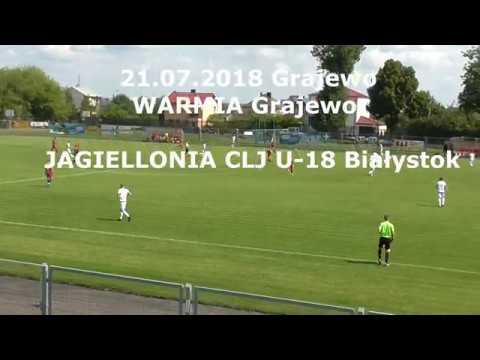 21.07.2018 SPARING, WARMIA Grajewo - JAGIELLONIA CLJ U-18 Białystok