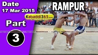 Rampur (doraha) Kabaddi Tournament 17 Mar 2015  Part 1 by Kabaddi365.com