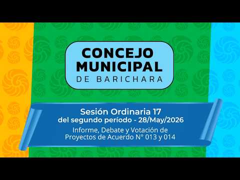 17ma. - SESIÓN ORDINARIA 28 DE MAYO 2026. DEBATE Y VOTACIÓN DE PROYECTOS