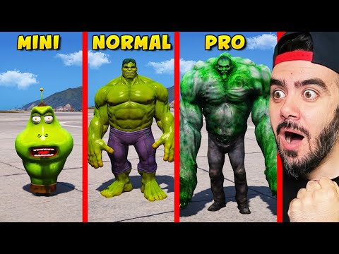 DÜNYANIN EN GÜÇLÜ PRO HULKU OLDUM - GTA 5 MODS