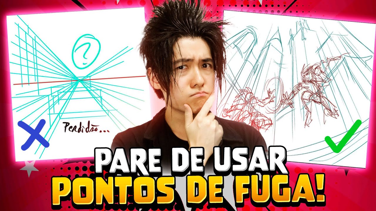 ESQUEÇA os PONTOS de FUGA! Desenhe à MÃO LIVRE! | Sketch Crás